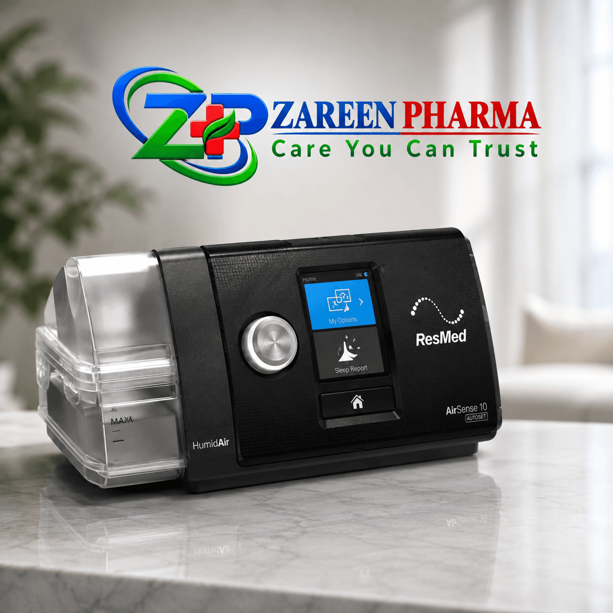 Resmed AirSense 10 AutoSet CPAP Machine thumbnail 2