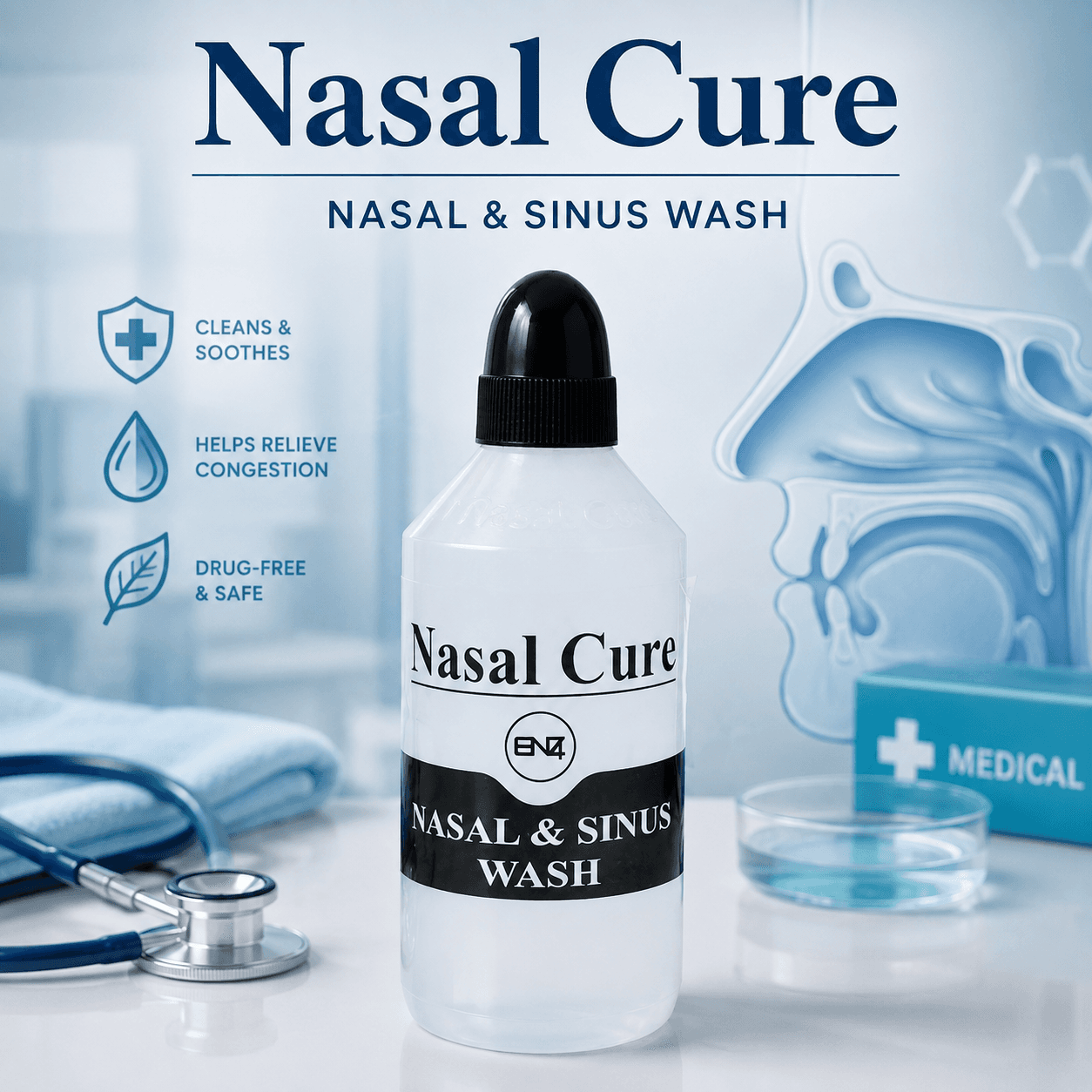Nasal Cure & Sinus Wash