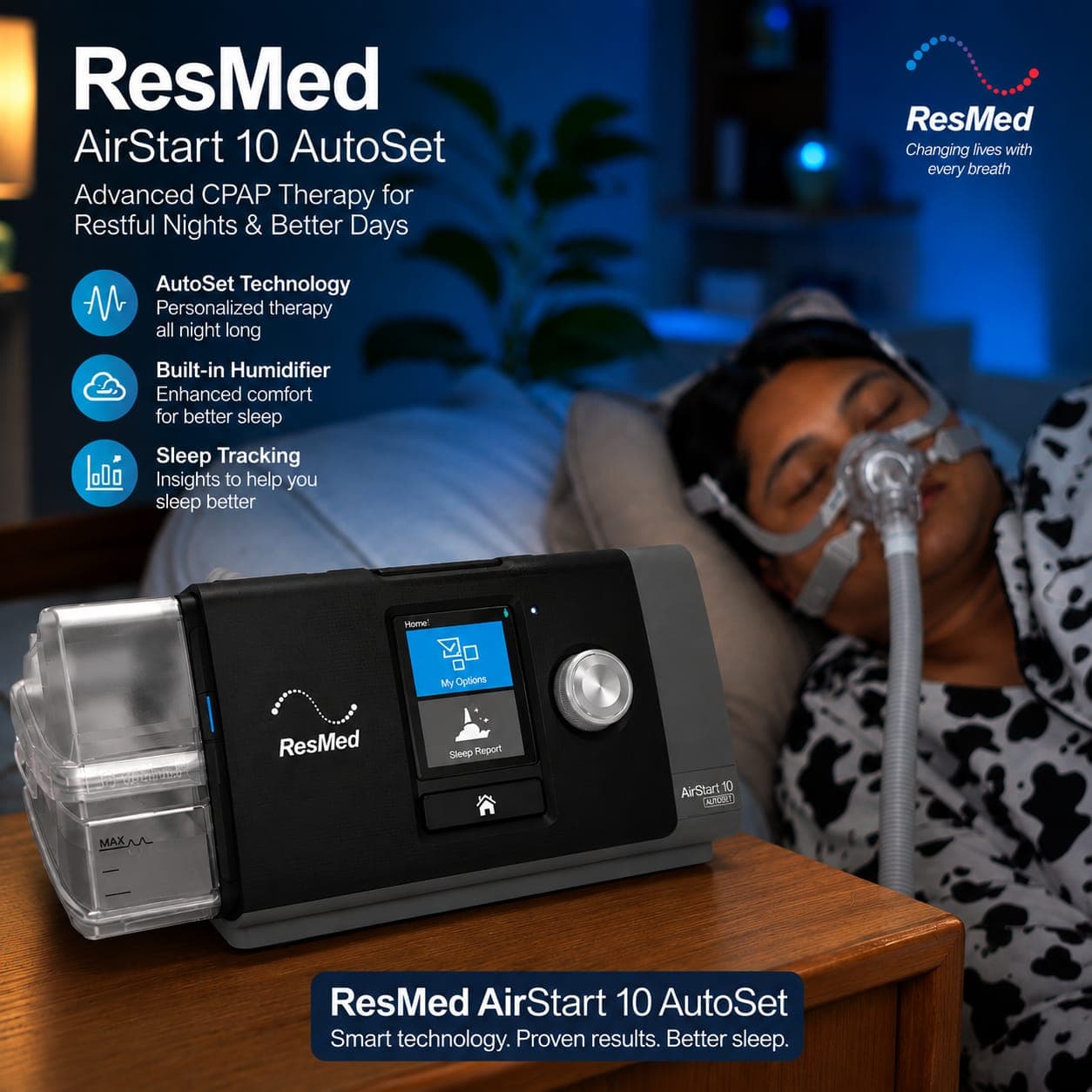 ResMed AirStart 10 CPAP Machine