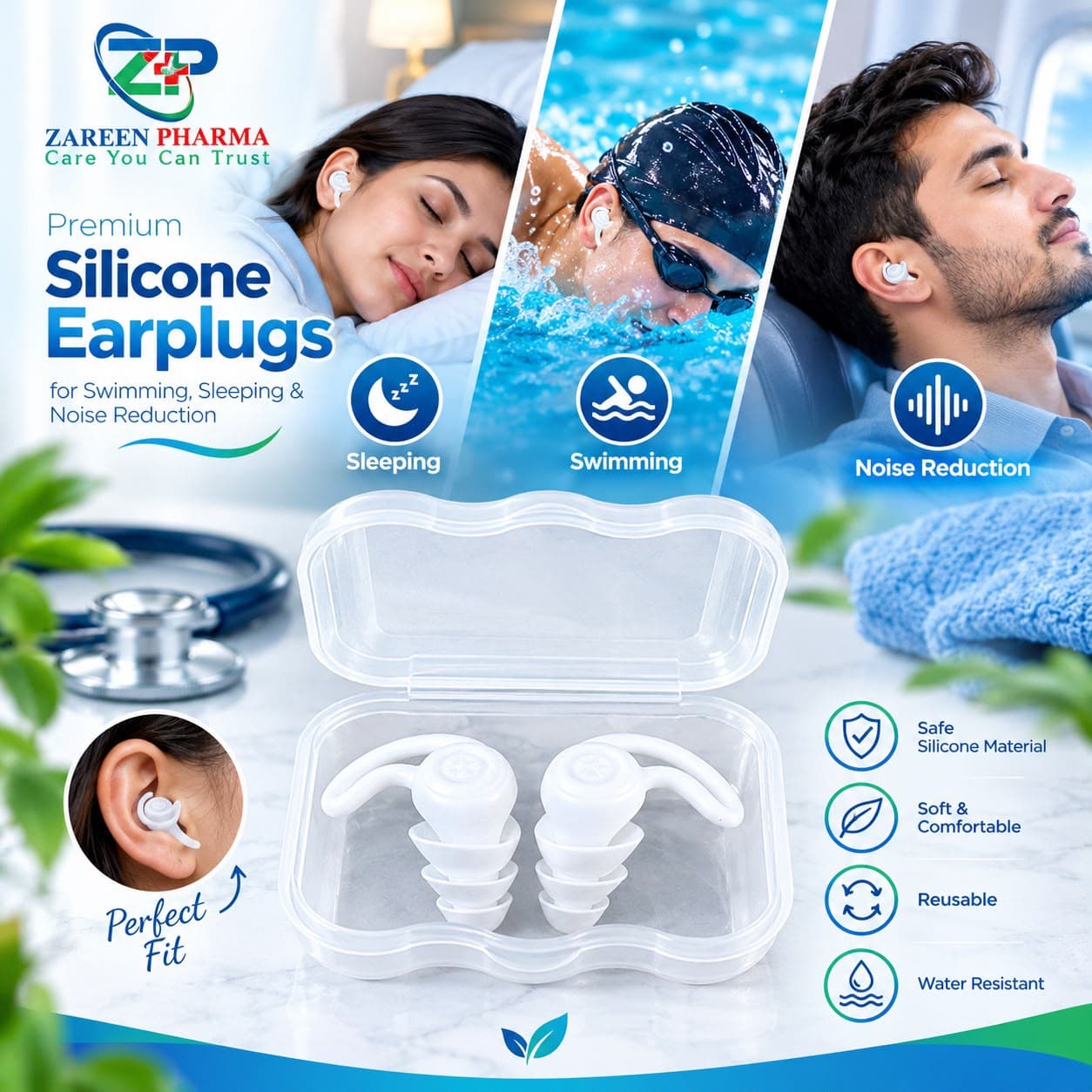 Premium Silicone Ear Plug